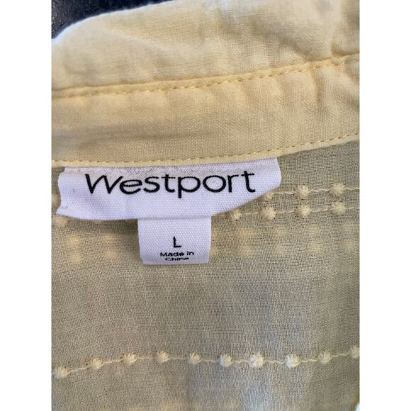 Westport ladies button up yellow L long sleeve - Picture 5 of 10